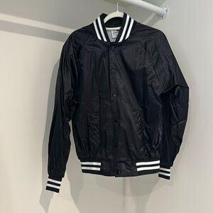 NWOT Black Baseball Jacket